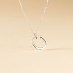 Collier Melissande Or Blanc Diamant - Colliers avec pierres Femme | Marc Orian