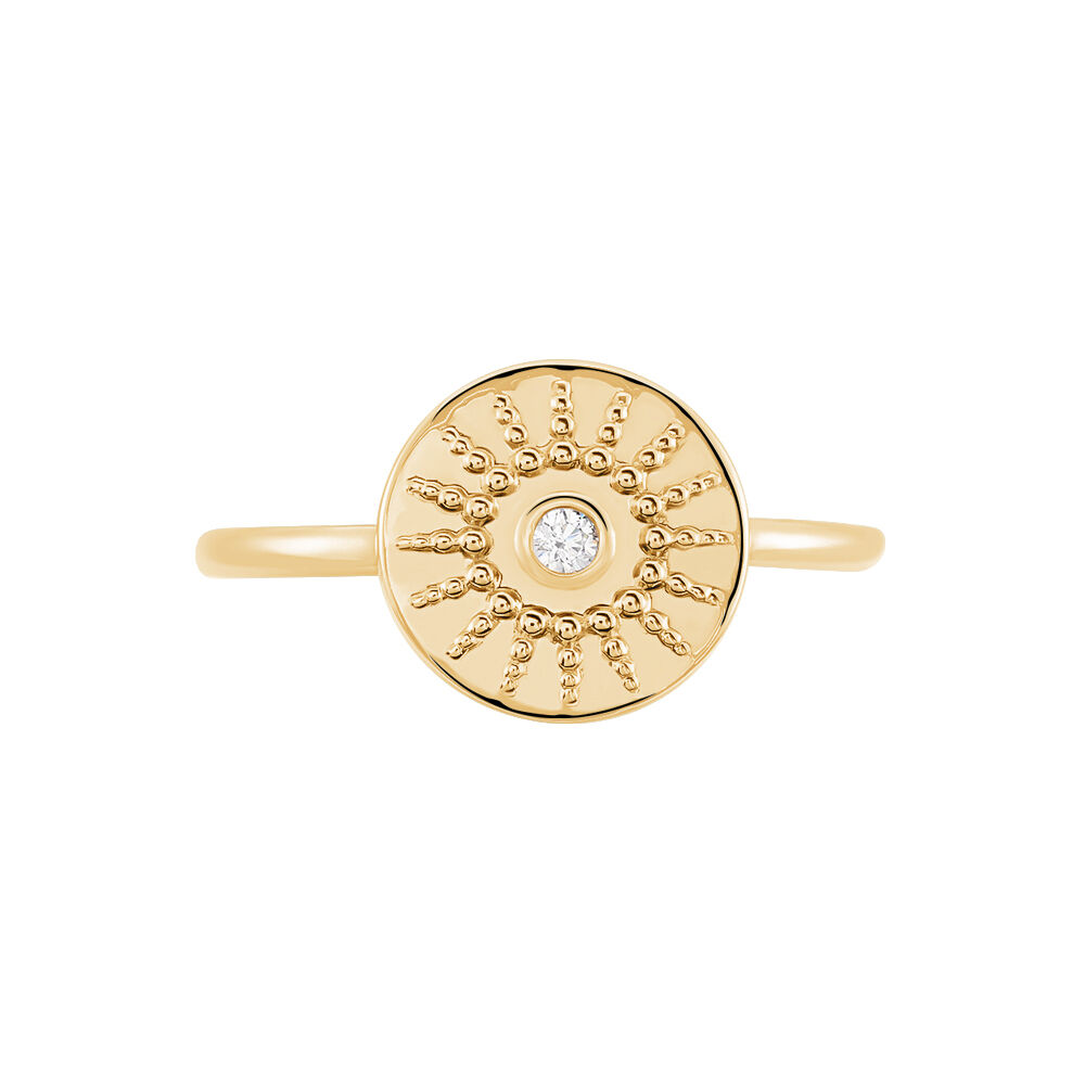 Bague Artea Plaqué Or Jaune Oxyde De Zirconium - Bijoux fantaisie Femme | Marc Orian