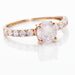 Bague Or Rose Monroe Quartz Oxydes De Zirconium - Bagues avec pierre Femme | Marc Orian