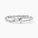 Bague Edwige Or Blanc Oxyde De Zirconium - Solitaires Femme | Marc Orian