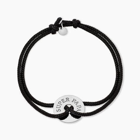 Bracelet Raphael Argent Blanc - Bracelets cordons Homme | Marc Orian