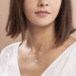 Collier Flamen Argent Blanc Oxyde De Zirconium - Colliers avec pierres Femme | Marc Orian
