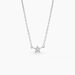 Collier Saya Argent Blanc Oxyde De Zirconium
