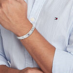 Bracelet Tommy Hilfiger Acier Blanc - Bracelets cha&icirc;nes Homme | Marc Orian
