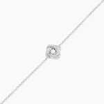 Bracelet Anasthase Argent Blanc Oxyde De Zirconium - Bracelets fantaisie Femme | Marc Orian