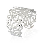 Bracelet Manchette Abygaelle Acier Blanc - Bijoux fantaisie Femme | Marc Orian