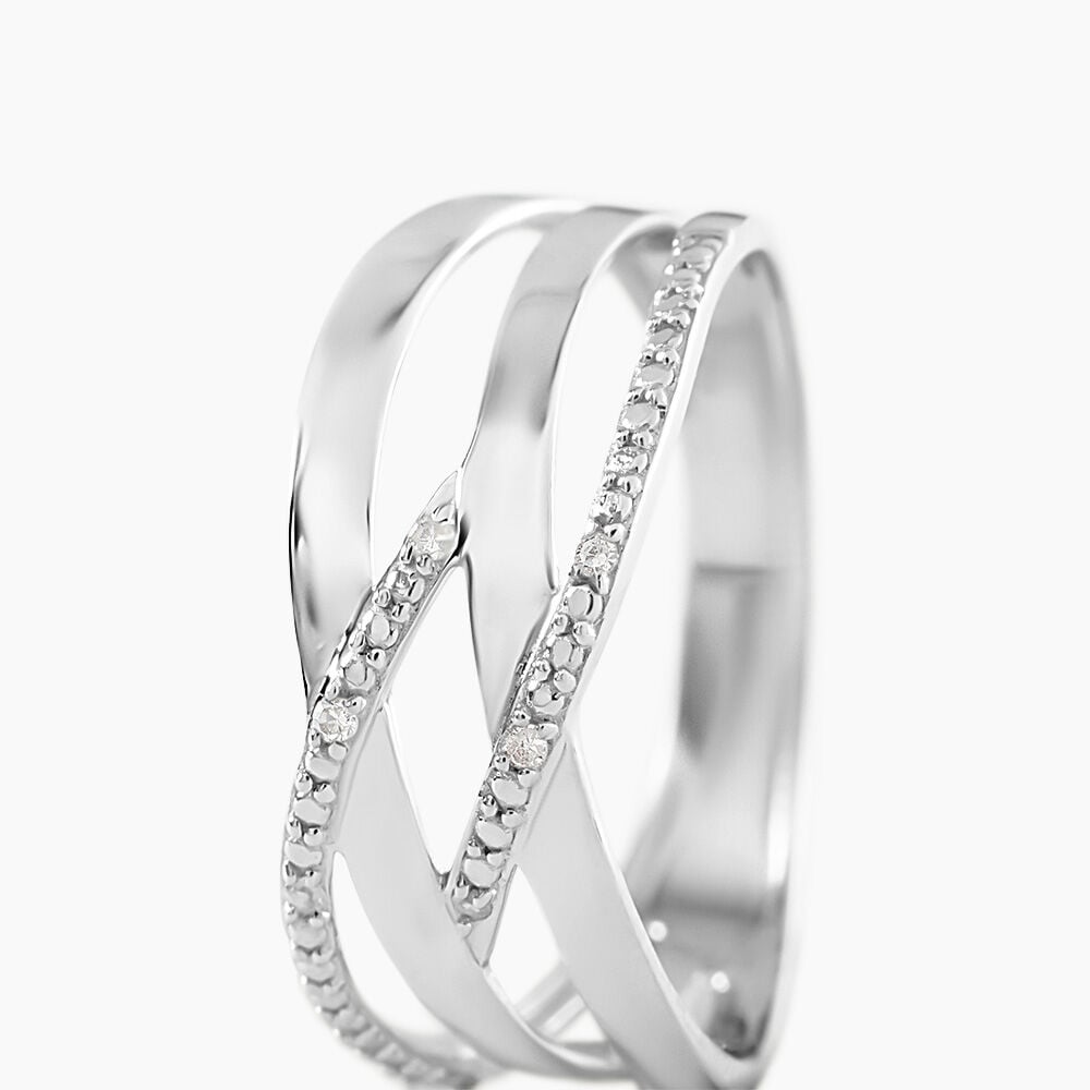 Bague Joassine Or Blanc Diamant - Bagues pierres pr&eacute;cieuses Femme | Marc Orian