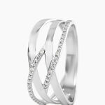 Bague Joassine Or Blanc Diamant - Bagues pierres pr&eacute;cieuses Femme | Marc Orian