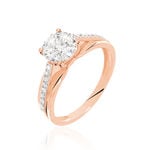 Bague Kate Or Rose Diamant - Parures de mariage Femme | Marc Orian
