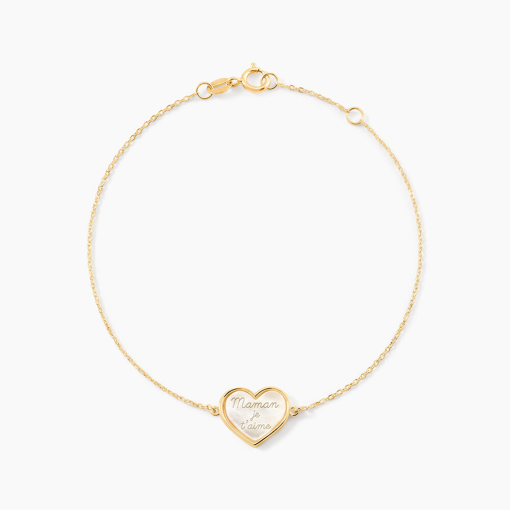 Bracelet Josine Or Jaune Nacre - Bracelets cha&icirc;nes Femme | Marc Orian