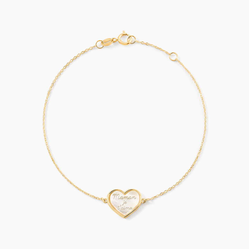 Bracelet Josine Or Jaune Nacre - Bracelets cha&icirc;nes Femme | Marc Orian