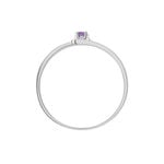 Bague Veroucha Or Blanc Amethyste - Bagues pierres fines Femme | Marc Orian
