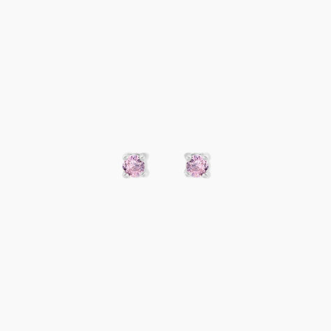 Boucles D'oreilles Puces Tehora Argent Blanc Oxyde De Zirconium - Nouveautés Femme | Marc Orian
