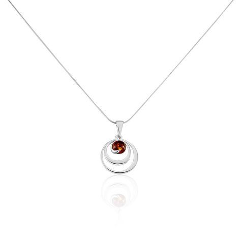 Collier Argent Blanc Alanna Ambre - Colliers avec pierres Femme | Marc Orian