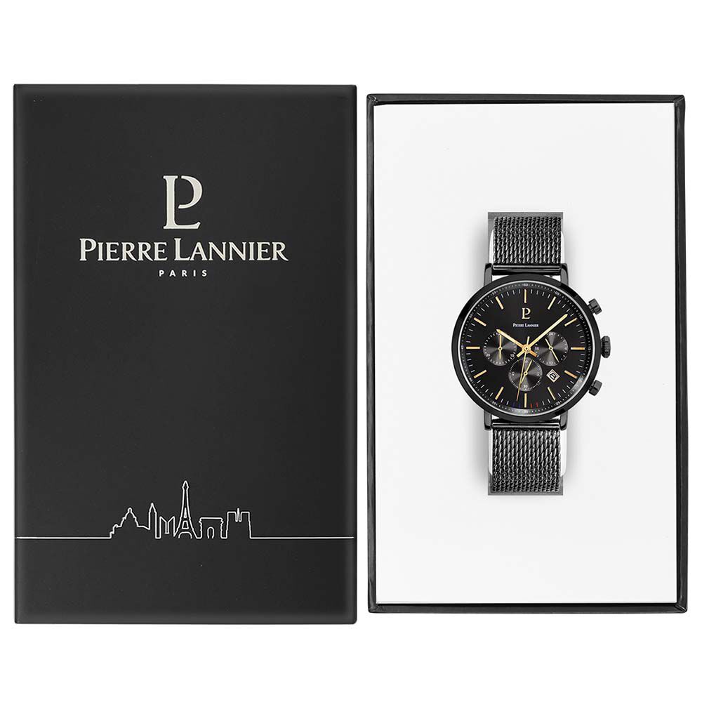 Montre Pierre Lannier Baron Noir - Montres &eacute;tanches Homme | Marc Orian