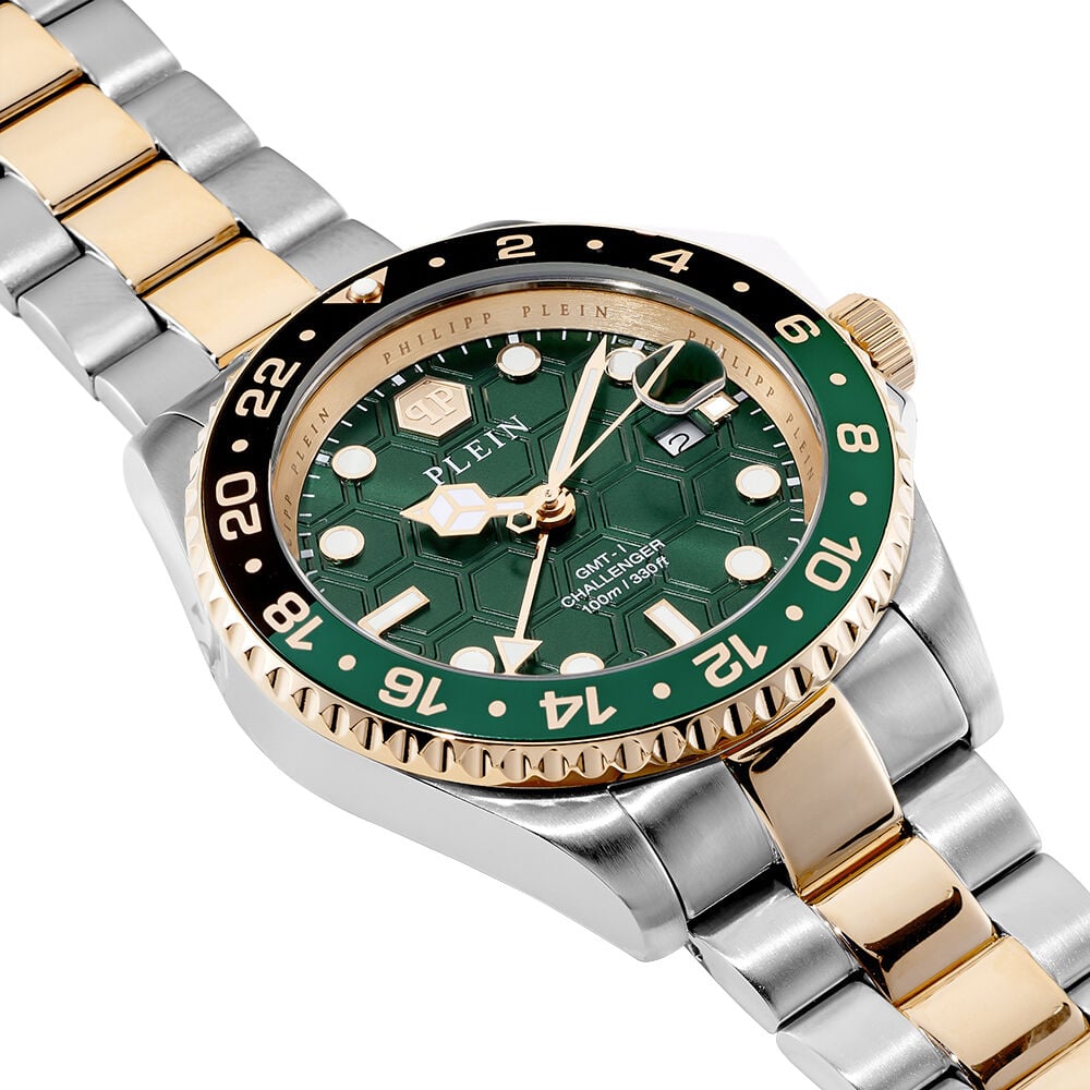 Montre Philipp Plein Gmt-i Challenger Vert - Montres &eacute;tanches Homme | Marc Orian