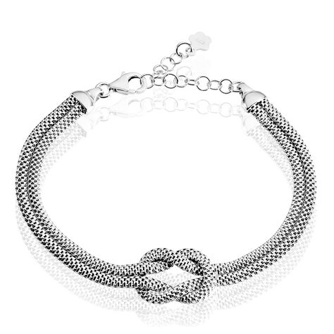 Bracelet Madison Argent Blanc - Bracelets chaînes Femme | Marc Orian
