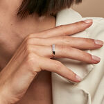 Bague The Crown Or Blanc Oxyde De Zirconium - Bagues avec pierre Femme | Marc Orian