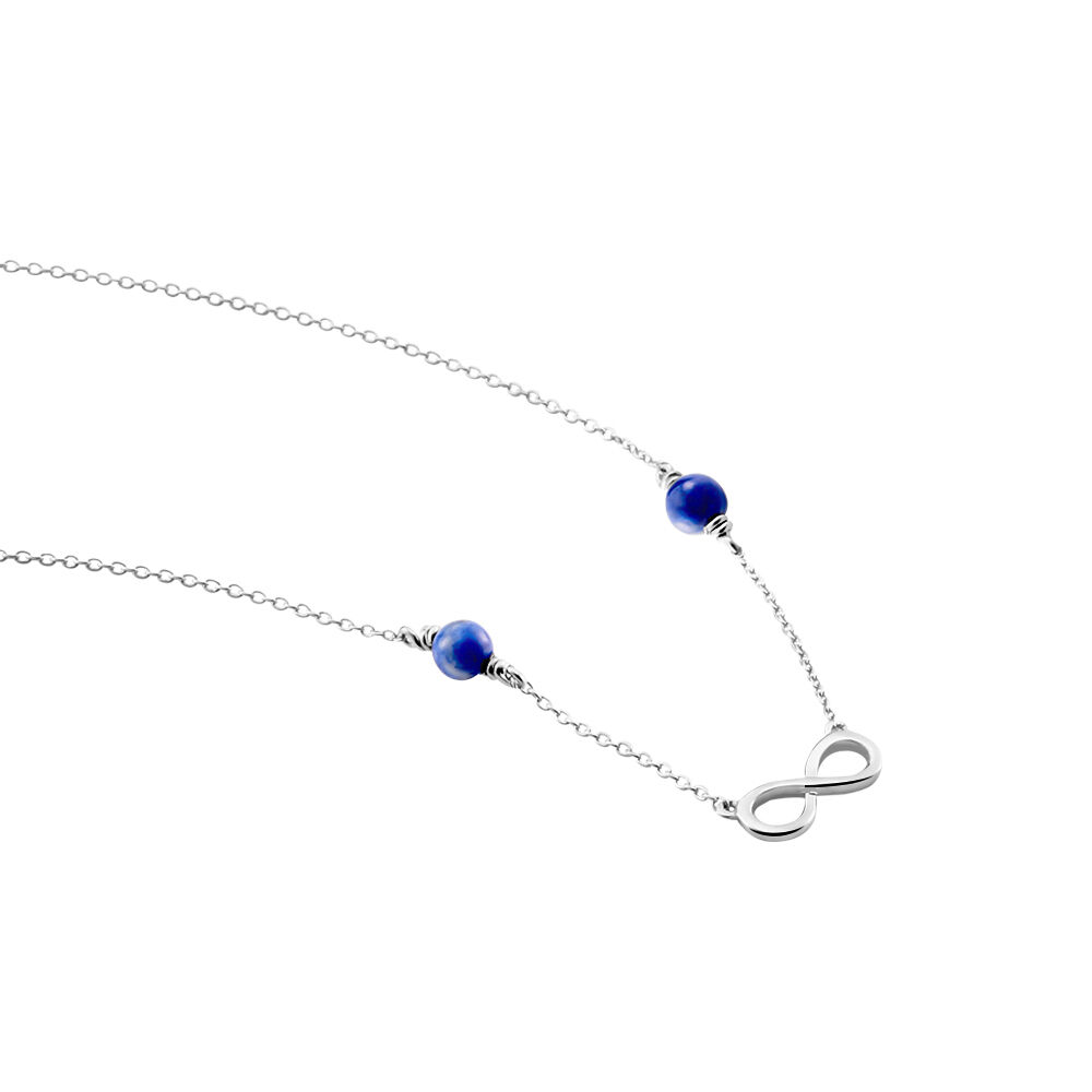 Collier Argent Mojdeh Lapis Lazuli - Colliers avec pierres Femme | Marc Orian