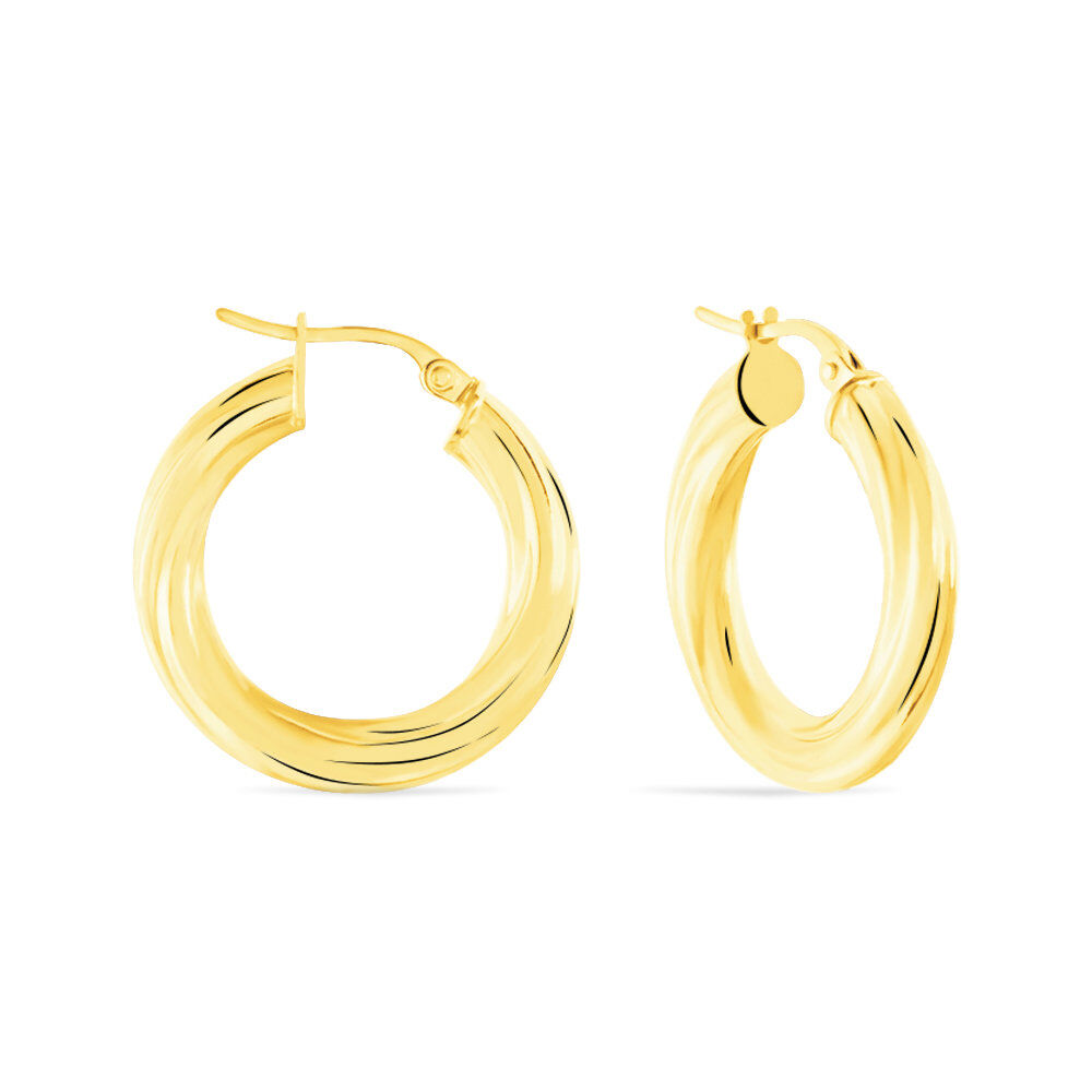 Cr&eacute;oles Yori Or Jaune - Cr&eacute;oles Femme | Marc Orian