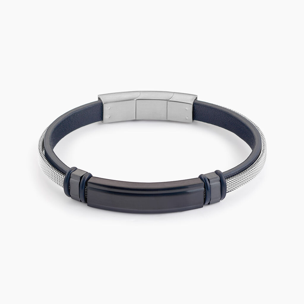 Bracelet Cuir De Vache Noir - Bracelets cuir Homme | Marc Orian