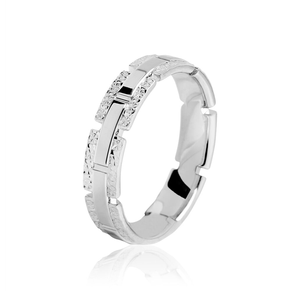 Alliance Elohane Or Blanc - Alliances duo Famille | Marc Orian