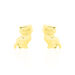 Boucles D'oreilles Puces Florenta Chat Or Jaune - Puces Enfant | Marc Orian