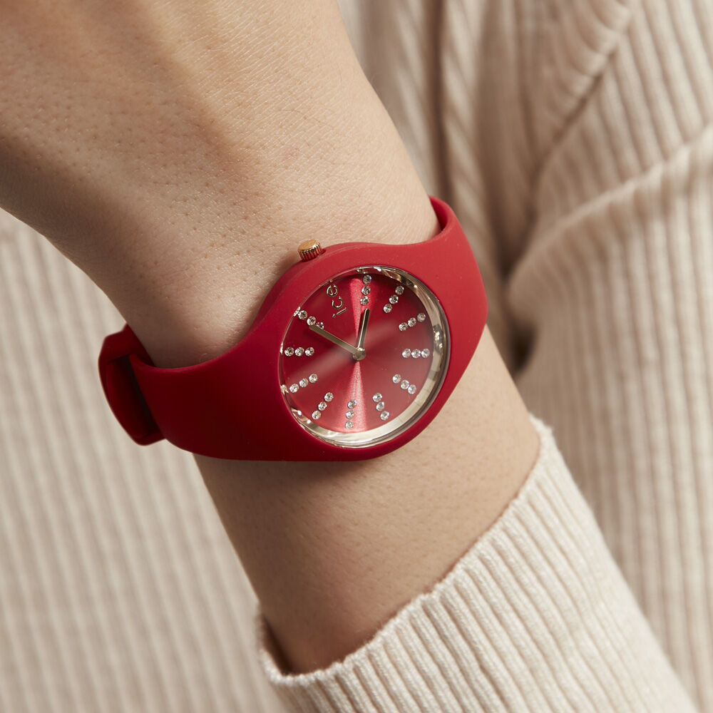 Montre ice watch femme rouge sales
