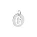 Pendentif Elio G Argent Blanc - Pendentifs Famille | Marc Orian