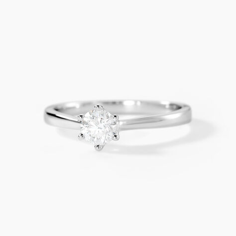 Bague Athena Or Blanc Diamant - Parures de mariage Femme | Marc Orian