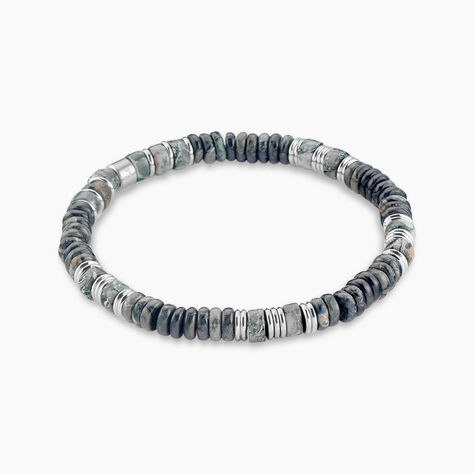 Bracelet Naturel Autres Vert Jaspe Africain - Bracelets cha&icirc;nes Homme | Marc Orian