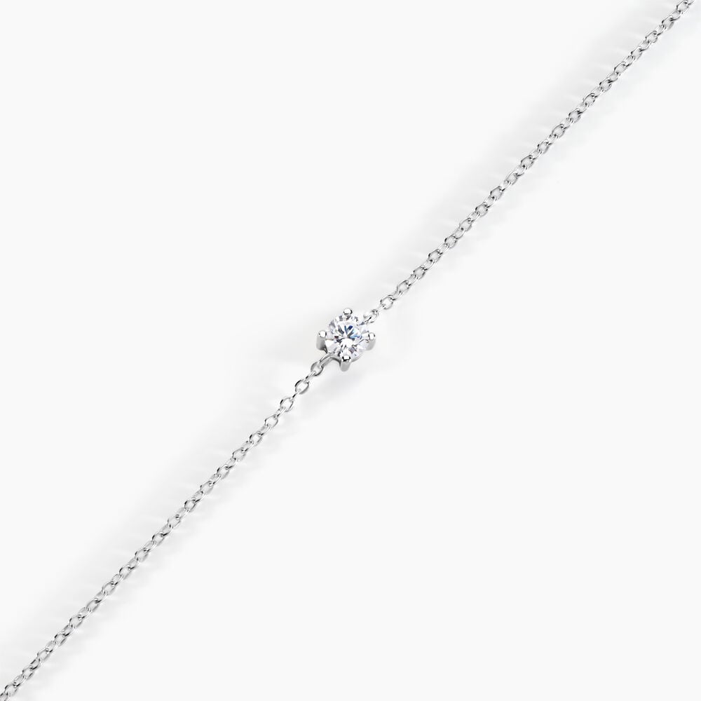 Bracelet Argent Lylwenn Oxydes De Zirconium - Bracelets chaînes Femme | Marc Orian
