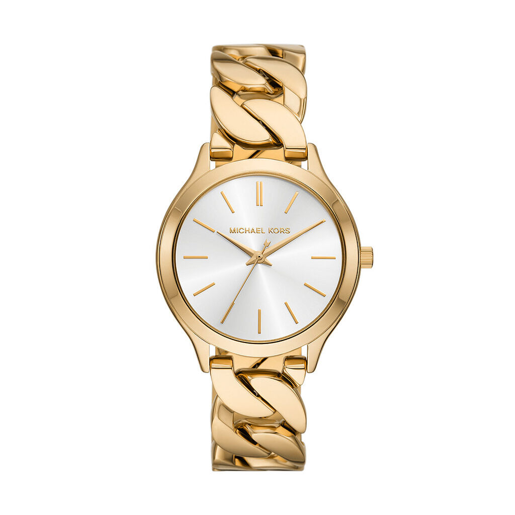 Montre Michael Kors Slim Runway Blanc - Montres étanches Femme | Marc Orian