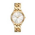 Montre Michael Kors Slim Runway Blanc - Montres &eacute;tanches Femme | Marc Orian