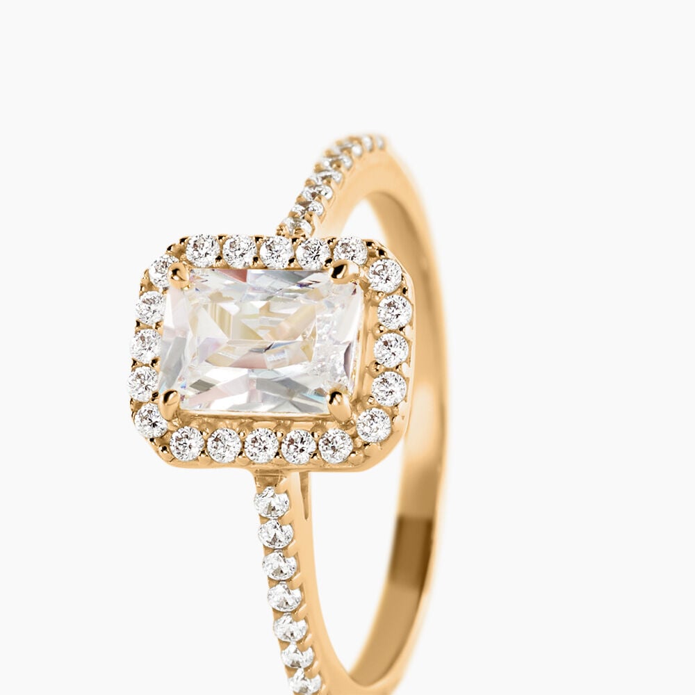 Bague Flavy Plaqu&eacute; Or Jaune Oxyde De Zirconium - Bijoux fantaisie Femme | Marc Orian