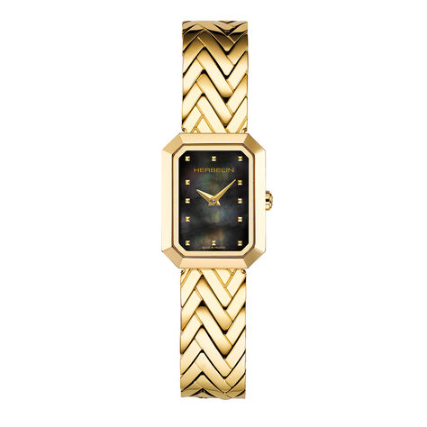 Montre Herbelin Octogone Nacre Noire - Montres étanches Femme | Marc Orian