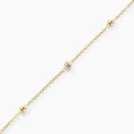 Bracelet Eva Acier Jaune Cristal - Bracelets cha&icirc;nes Femme | Marc Orian