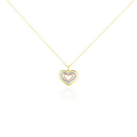 Collier Titaina Or Tricolore Diamant - Colliers avec pierres Femme | Marc Orian