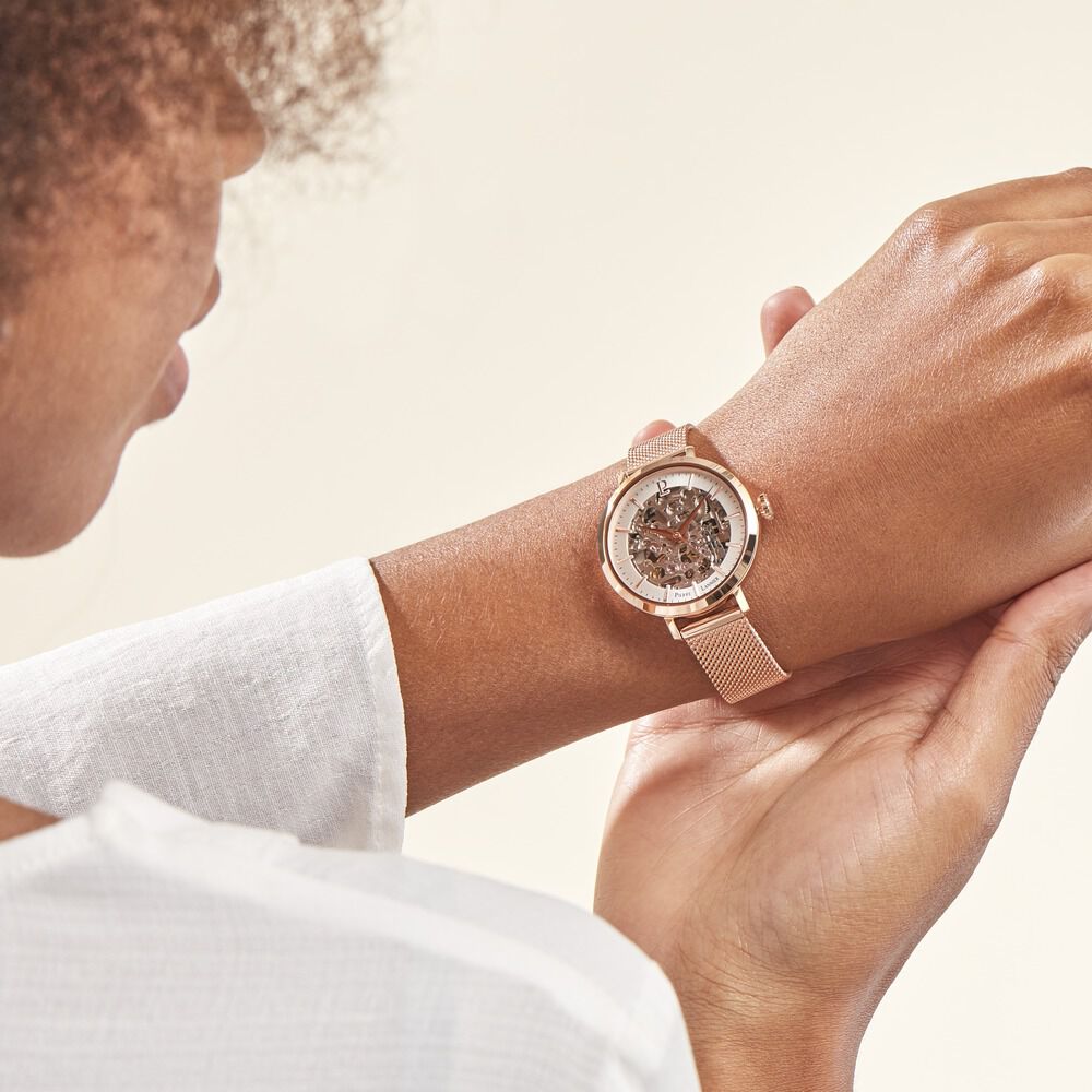 Montre Pierre Lannier Automatique 35 Argent - Montres automatiques Femme | Marc Orian