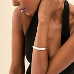 Bracelet Jonc Emilio Acier Blanc - Bracelets joncs Femme | Marc Orian