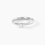 Bague Solitaire Victoria Or Blanc Diamant - Solitaires Femme | Marc Orian