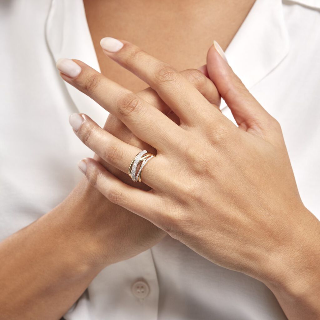 Bague Elodea Or Jaune Diamant - Bagues Femme | Marc Orian