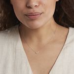 Collier Violanda Or Blanc Diamant - Colliers avec pierres Femme | Marc Orian