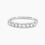 Alliance Hera Or Blanc Diamant - Alliances avec pierres Femme | Marc Orian
