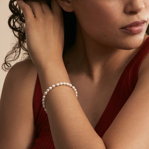 Bracelet Ciriola Or Jaune Perle De Culture - Bracelets chaînes Femme | Marc Orian