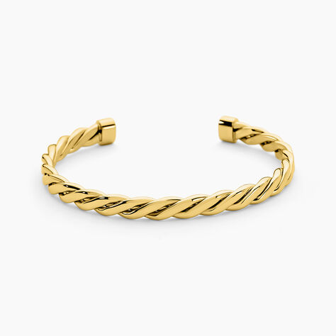 Bracelet Jonc Acier Dore Alexandru - Bracelets joncs Femme | Marc Orian