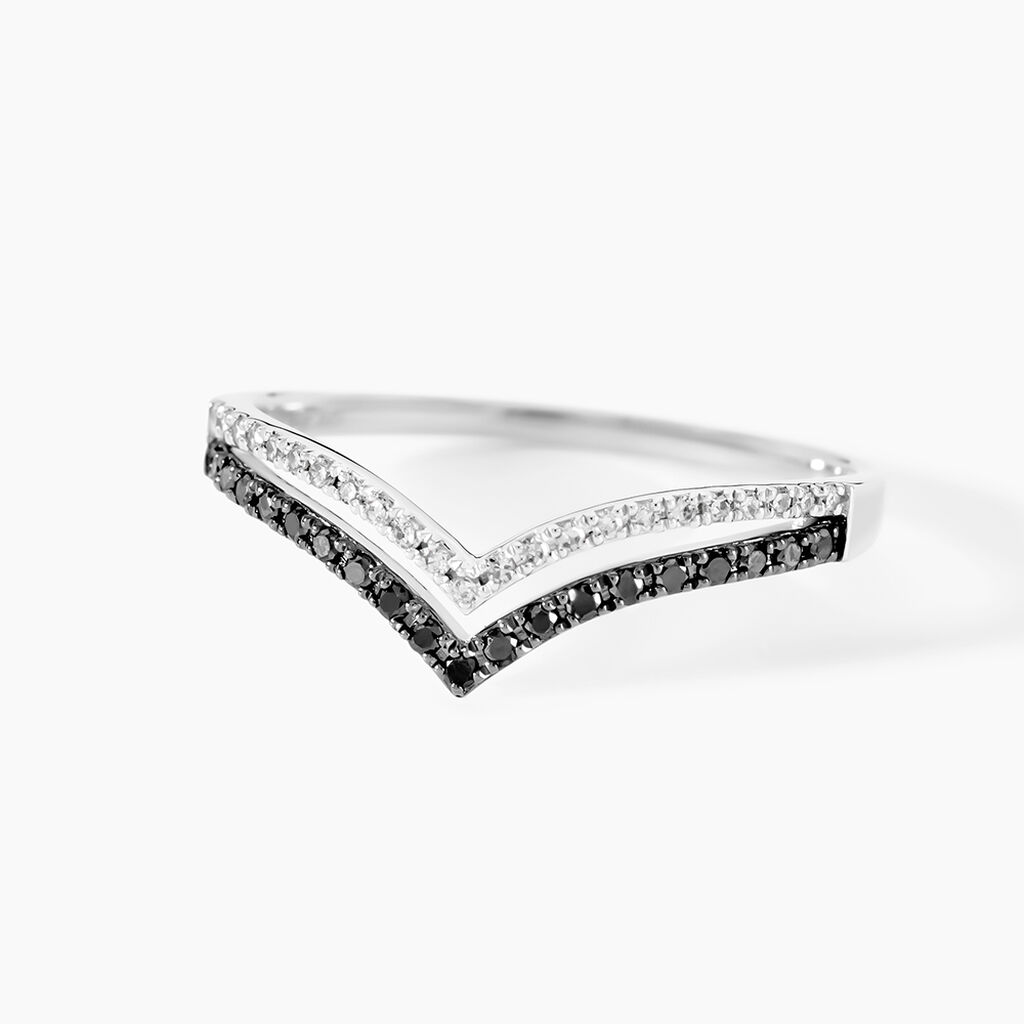 Bague Pellegrino Or Blanc Diamant - Bagues pierres pr&eacute;cieuses Femme | Marc Orian