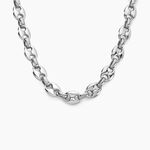 Collier Cadia Acier Blanc - Chaines Homme | Marc Orian