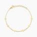 Bracelet Eva Acier Jaune - Bracelets Medailles Femme | Marc Orian