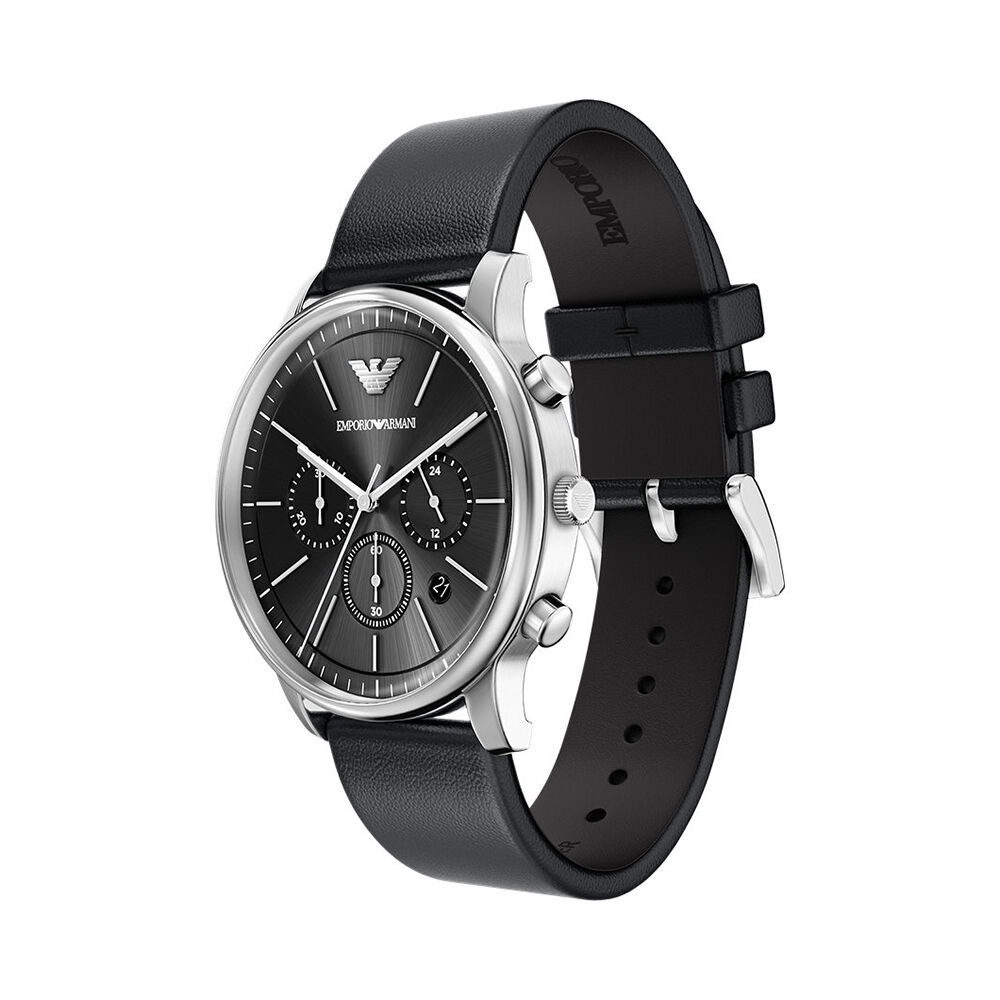 Montre Emporio Armani Noir - Montres &eacute;tanches Homme | Marc Orian